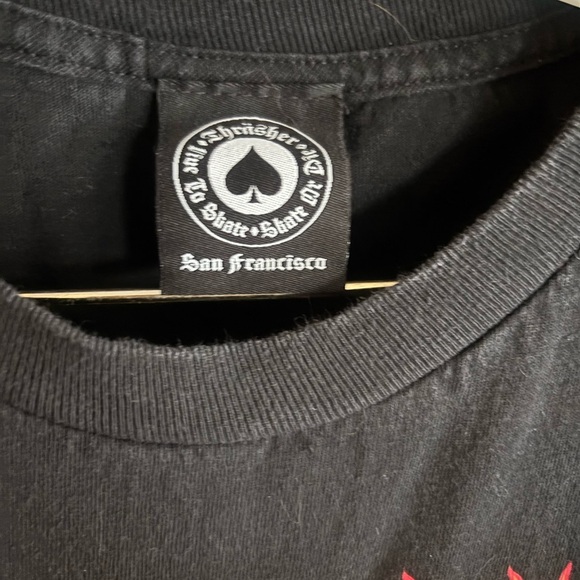 Thrasher Black Shirt with Red Details - Picture 2 of 2